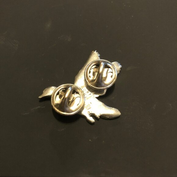 Vtg G.G. Harris Pewter Duck Lapel Pin 1.5 Inch Made in USA 80s - Picture 3 of 5